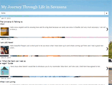 Tablet Screenshot of misssavasana.blogspot.com