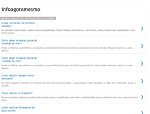 Tablet Screenshot of infoagoramesmo.blogspot.com