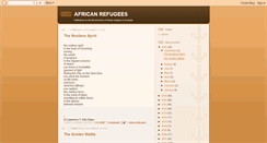 Desktop Screenshot of africanrefugees.blogspot.com