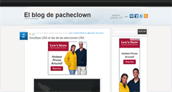 Desktop Screenshot of pacheclown.blogspot.com