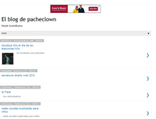 Tablet Screenshot of pacheclown.blogspot.com