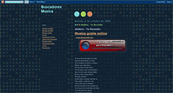Desktop Screenshot of buscadoresmusica.blogspot.com