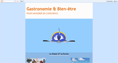 Desktop Screenshot of gastronomie-bien-etre.blogspot.com