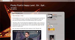 Desktop Screenshot of pluckypunk.blogspot.com