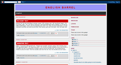 Desktop Screenshot of englishbarrel.blogspot.com