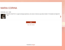 Tablet Screenshot of conferenciademariacorina.blogspot.com