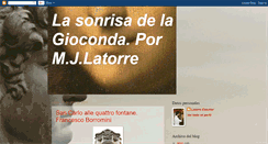 Desktop Screenshot of lasonrisadelagioconda.blogspot.com