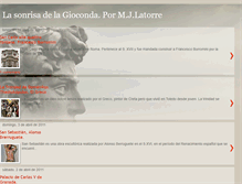 Tablet Screenshot of lasonrisadelagioconda.blogspot.com