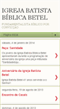 Mobile Screenshot of igrejabatistabiblicabetel.blogspot.com