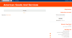 Desktop Screenshot of americangoodsandservices.blogspot.com