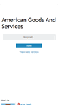 Mobile Screenshot of americangoodsandservices.blogspot.com