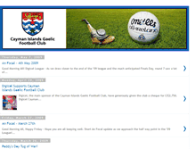 Tablet Screenshot of caymanislandsgaelicfootballclub.blogspot.com