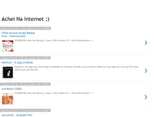 Tablet Screenshot of acheinainternet.blogspot.com