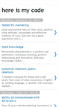 Mobile Screenshot of codecodehere.blogspot.com