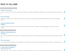 Tablet Screenshot of codecodehere.blogspot.com