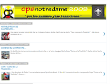 Tablet Screenshot of cpnotredame.blogspot.com