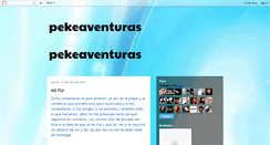 Desktop Screenshot of pekeaventuras.blogspot.com