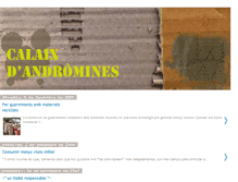 Tablet Screenshot of calaixdandromines.blogspot.com