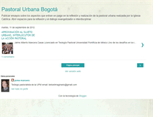 Tablet Screenshot of pastoralurbanabogota.blogspot.com