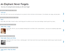 Tablet Screenshot of an-elephant-never-forgets.blogspot.com