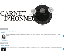 Tablet Screenshot of carnetdhonneur.blogspot.com