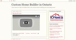 Desktop Screenshot of ontario-home-builder.blogspot.com