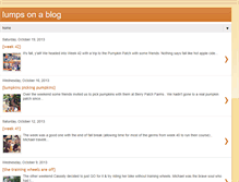 Tablet Screenshot of lumpsonablog.blogspot.com