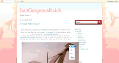 Desktop Screenshot of iamgorgeousreich.blogspot.com
