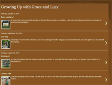 Tablet Screenshot of graceandlucy.blogspot.com