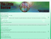 Tablet Screenshot of littlereview.blogspot.com