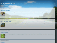 Tablet Screenshot of inayellow-wood.blogspot.com