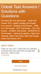 Mobile Screenshot of odeskexamanswers.blogspot.com