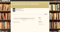 Desktop Screenshot of literaturanosertao.blogspot.com