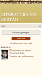 Mobile Screenshot of literaturanosertao.blogspot.com