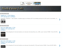 Tablet Screenshot of nickcrowlab.blogspot.com