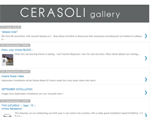 Tablet Screenshot of cerasoligallery.blogspot.com