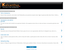 Tablet Screenshot of kalicanthus.blogspot.com