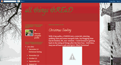 Desktop Screenshot of allthingsthread.blogspot.com