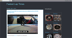 Desktop Screenshot of fastestlaptimes.blogspot.com