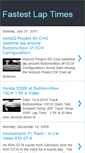 Mobile Screenshot of fastestlaptimes.blogspot.com
