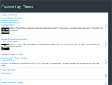 Tablet Screenshot of fastestlaptimes.blogspot.com