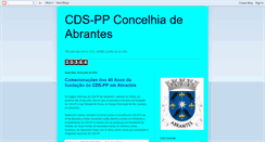 Desktop Screenshot of cdsppabrantes.blogspot.com