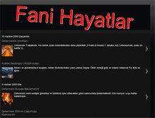 Tablet Screenshot of fanihayatlar.blogspot.com