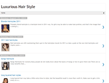 Tablet Screenshot of luxurioushairstyle.blogspot.com