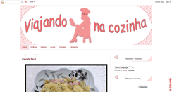 Desktop Screenshot of crisviajandonacozinha.blogspot.com