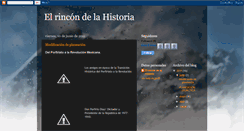 Desktop Screenshot of elrincondelahistoriamonica.blogspot.com