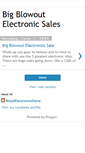 Mobile Screenshot of bigblowoutelectronicsales.blogspot.com