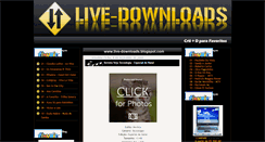 Desktop Screenshot of live-downloads.blogspot.com