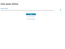 Tablet Screenshot of chat-asian-online.blogspot.com