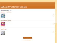 Tablet Screenshot of maharashtrarangolidesigns.blogspot.com